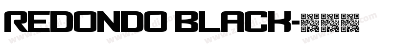 Redondo Black字体转换